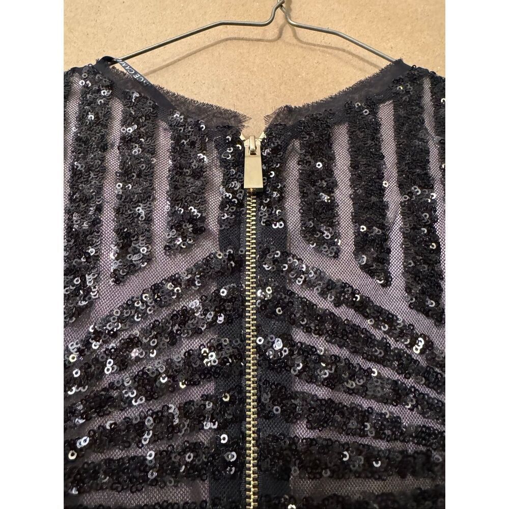 NWT Vince Camuto Black Sequin Dress - Picture 9 of 10